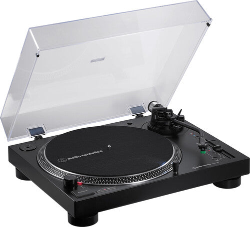 Audio Technica AT-LP120XBT-USB-BK Bluetooth Wireless USB Turntable - Direct Drive - Manual