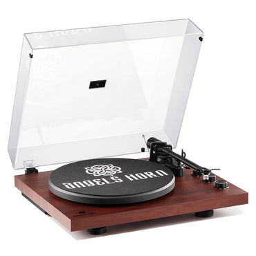 Angels Horn AH1 - Wooden Turntable w/ Bluetooth & Speed Adjustment Knob
