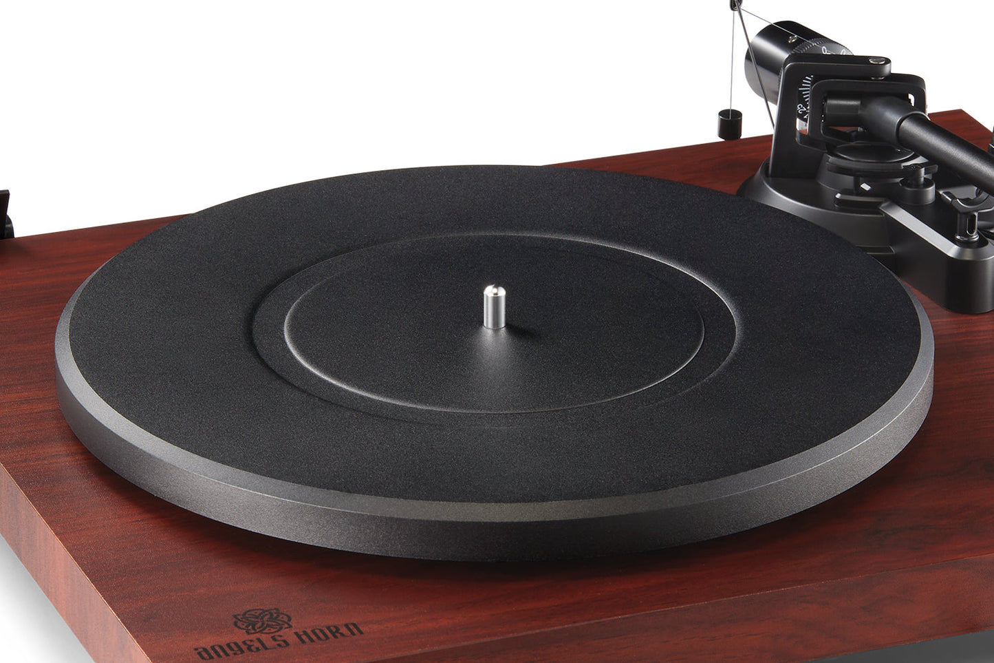 Angels Horn AH1 - Wooden Turntable w/ Bluetooth & Speed Adjustment Knob