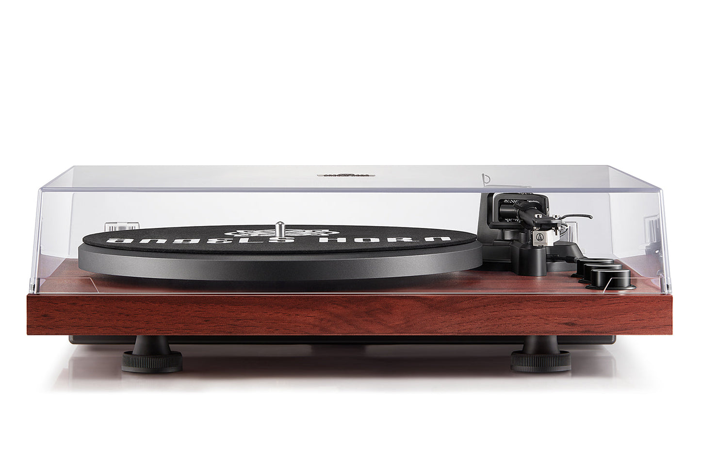 Angels Horn AH1 - Wooden Turntable w/ Bluetooth & Speed Adjustment Knob