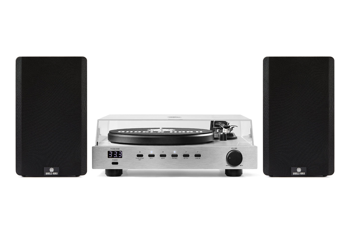Angels Horn Phantom - HiFi Premium Metal Alloy Turntable Speaker System