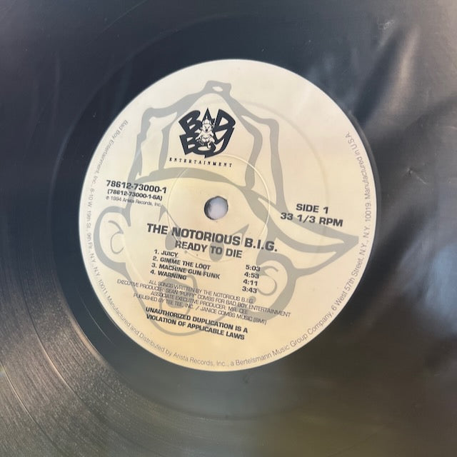 Ready To Die (First Pressing 1994)