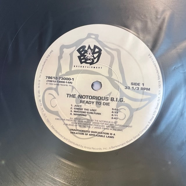 Ready To Die (First Pressing 1994)