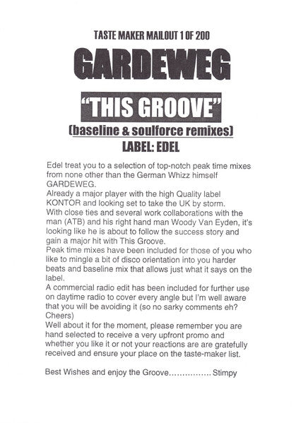 This Groove (Baseline & Soulforce Remixes)