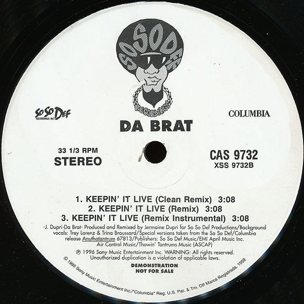 Keepin' It Live / Let's All Get High