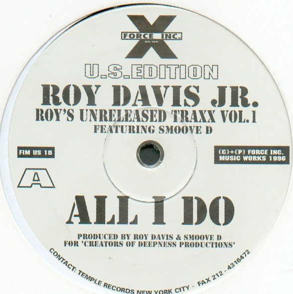 Roy's Unreleased Traxx Vol. 1